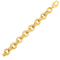 Twisted Double Link in 14KT Yellow Gold