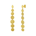 Hammered Pebble in 14K Yellow Gold