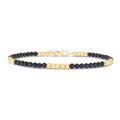 Onyx Pallina Bead in 14KT Yellow Gold