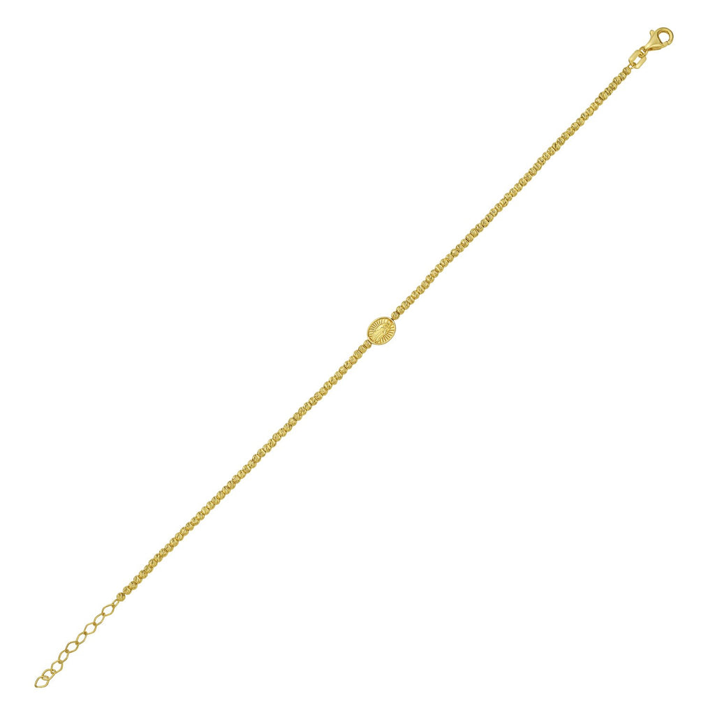 Virgin Mary in 14KT Yellow Gold