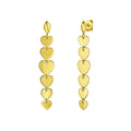 Heart Drop in 14K Yellow Gold