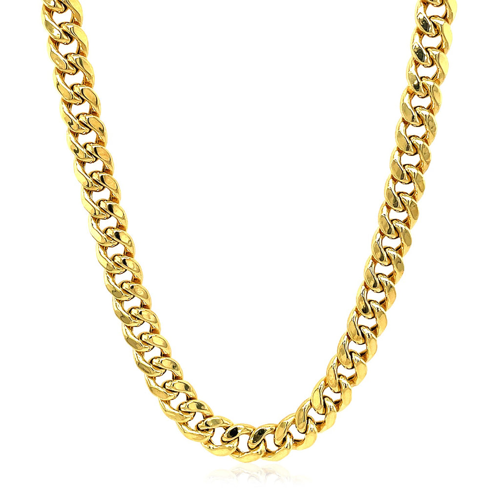 14KT Yellow Gold Miami Cuban Link Chain — Classic — 5mm