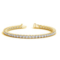 8 CTW Lab-Grown Diamond Tennis Bracelet — 14KT Yellow Gold