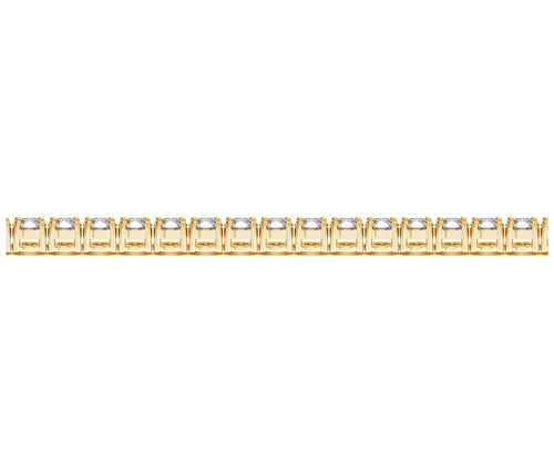 8 CTW Lab-Grown Diamond Tennis Bracelet — 14KT Yellow Gold