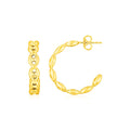 Hoop Mariner Chain in 14K Yellow Gold