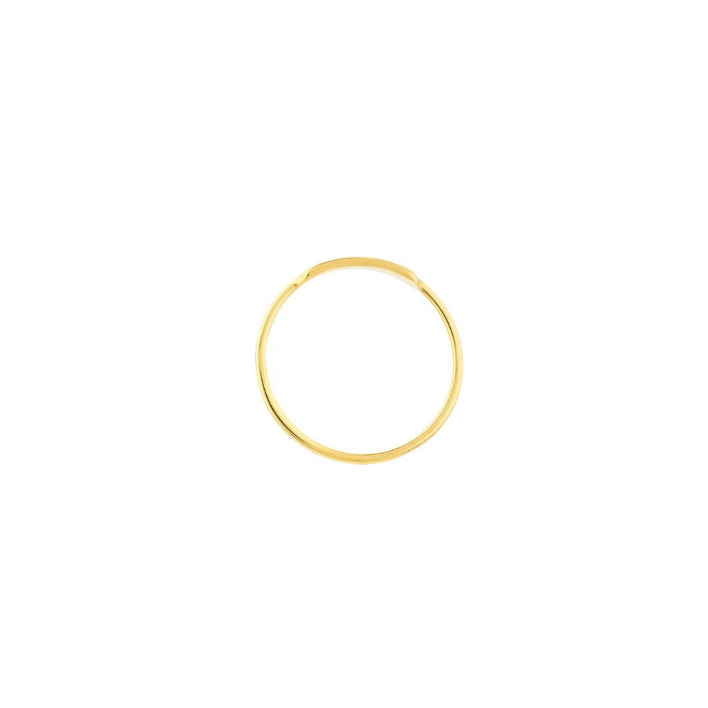 Small ID Bar Wire Ring — ALT2