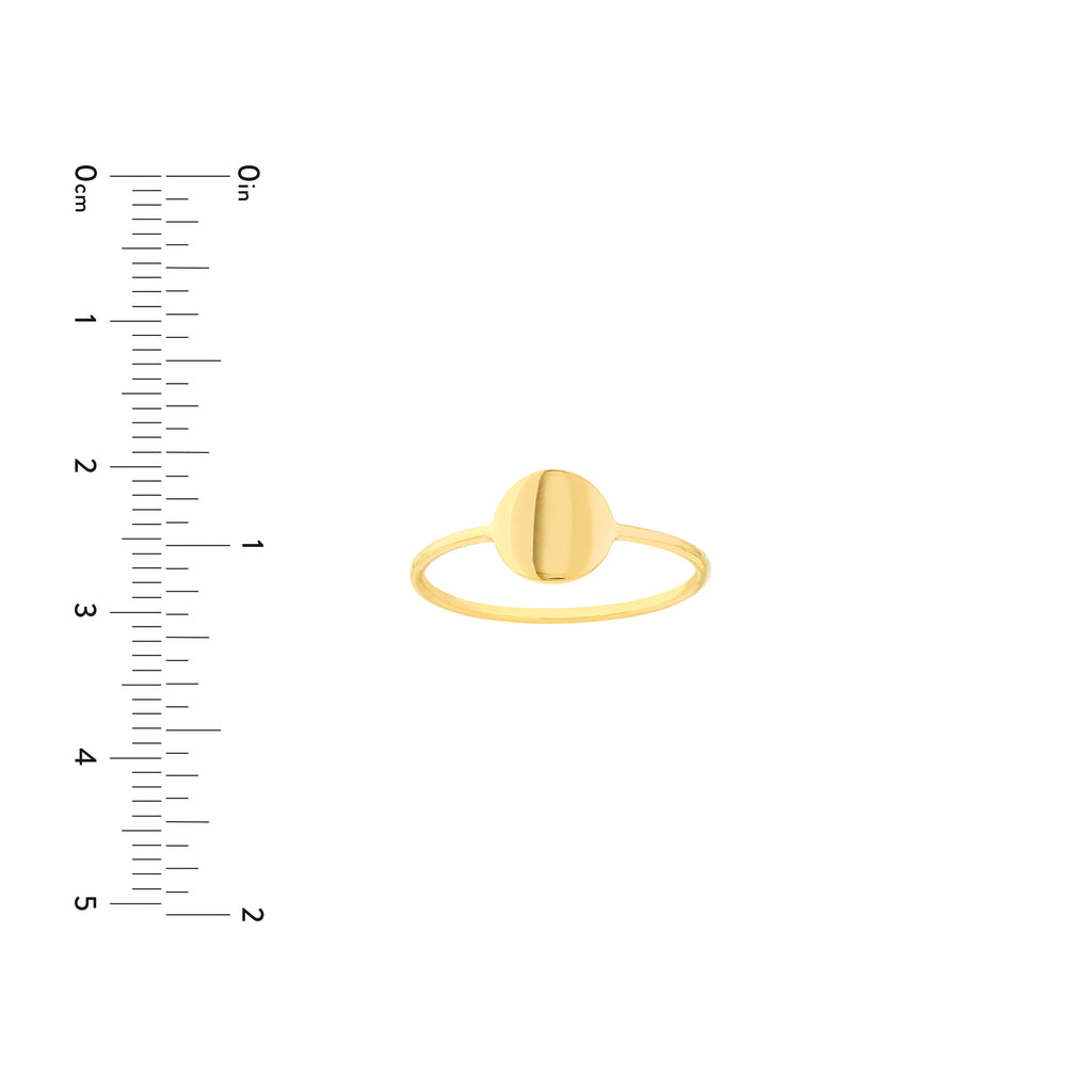 Engravable Disc Wire Ring — ALT4