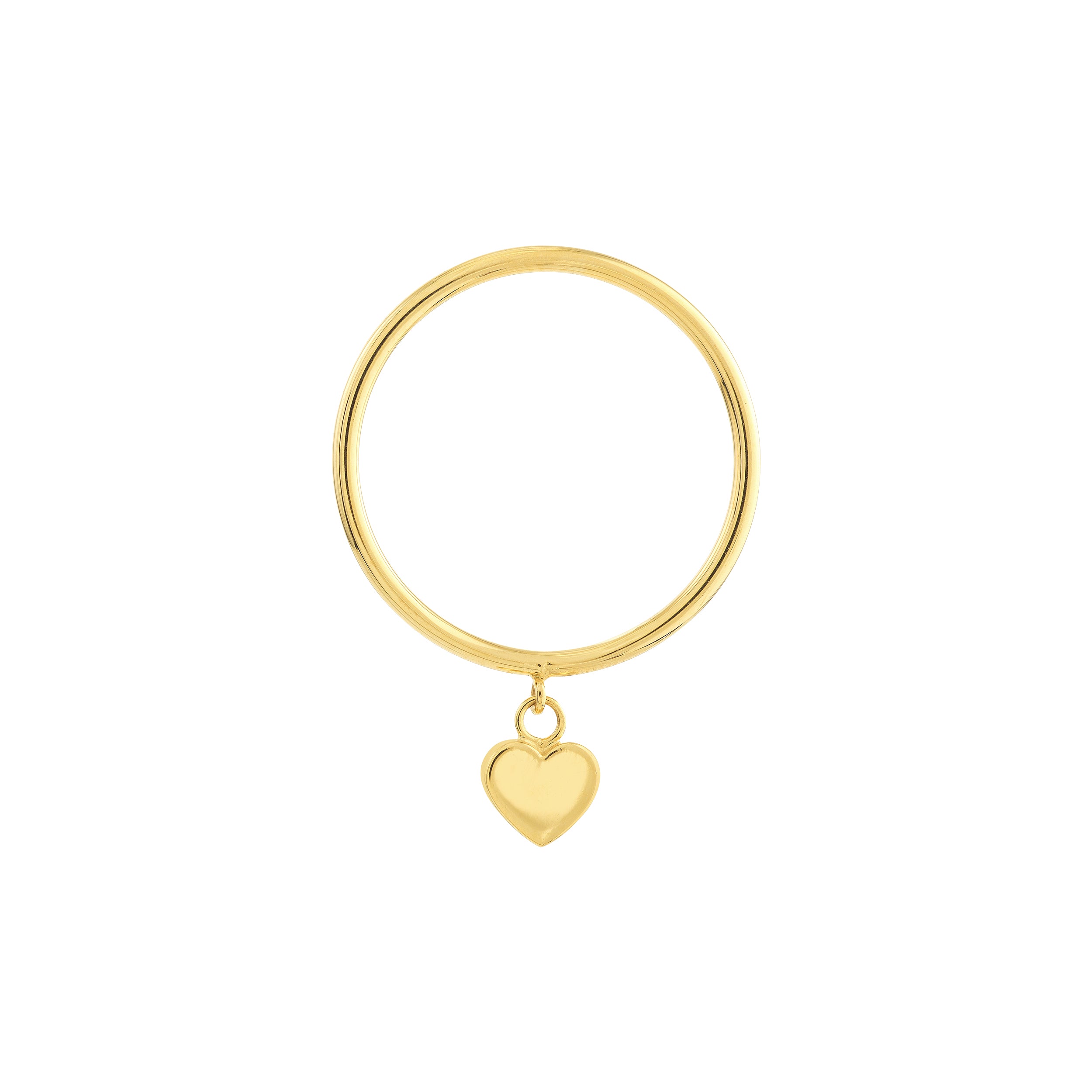 Dangle Disc Wire Ring — ALT1