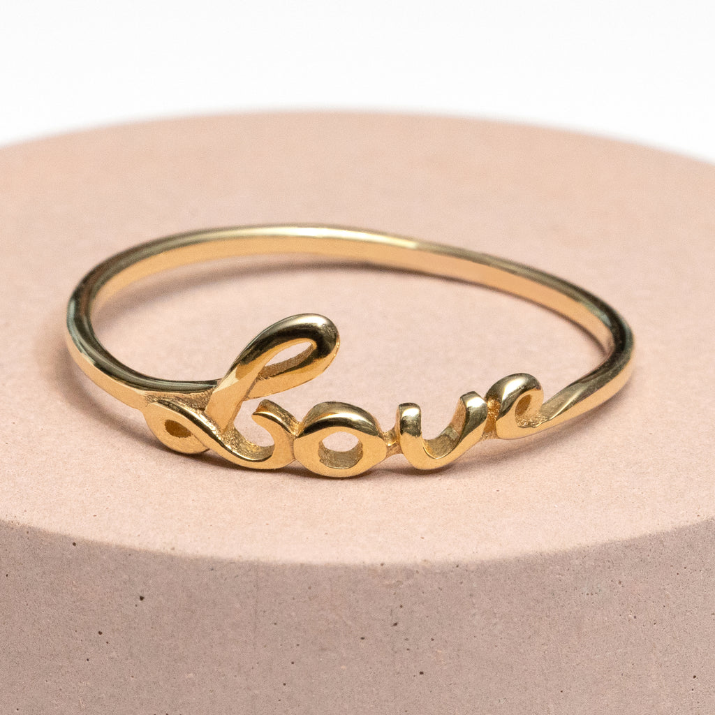 Cursive Love Ring — ALT2