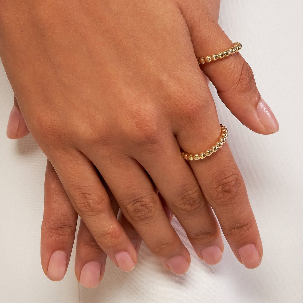 Beaded Wire Ring — MOD1