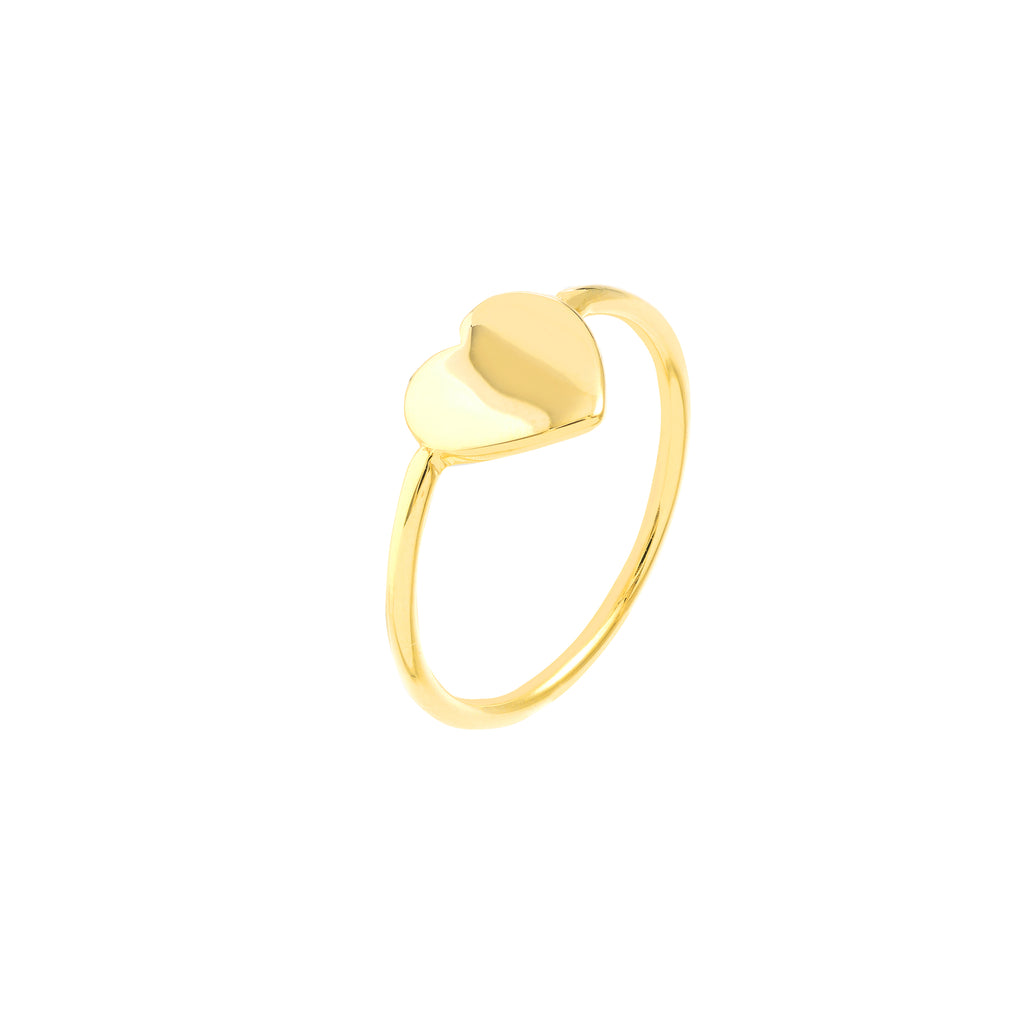 Engravable Heart Wire Ring — ALT1