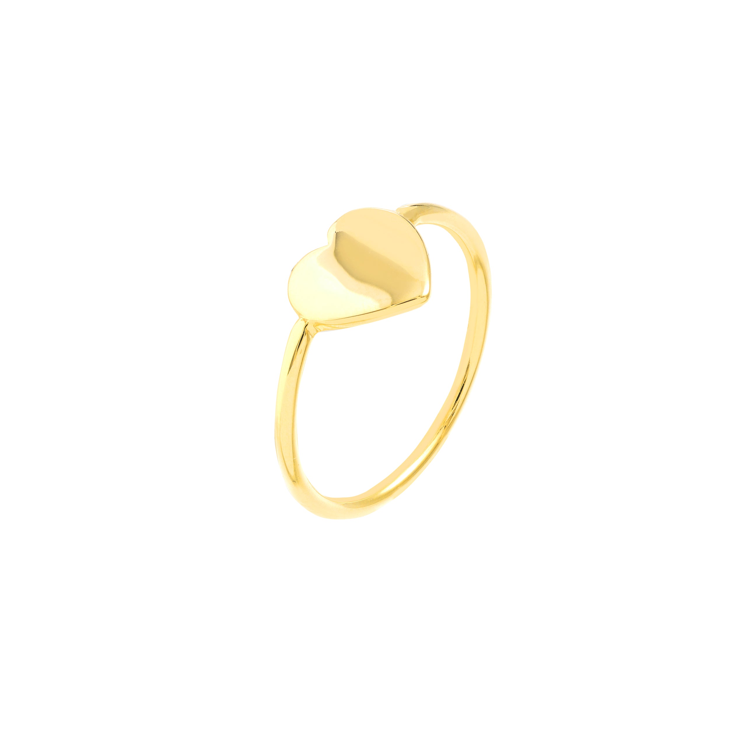 Engravable Heart Wire Ring — ALT1