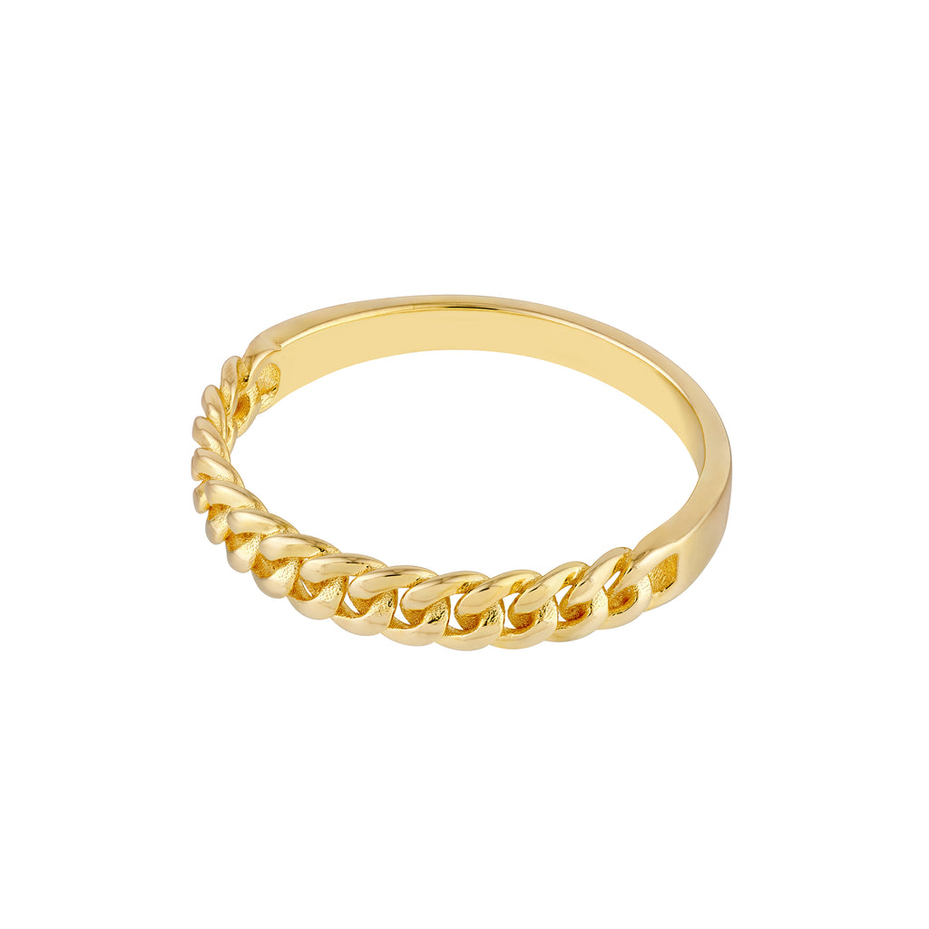 Curb Chain Design Ring — ALT2