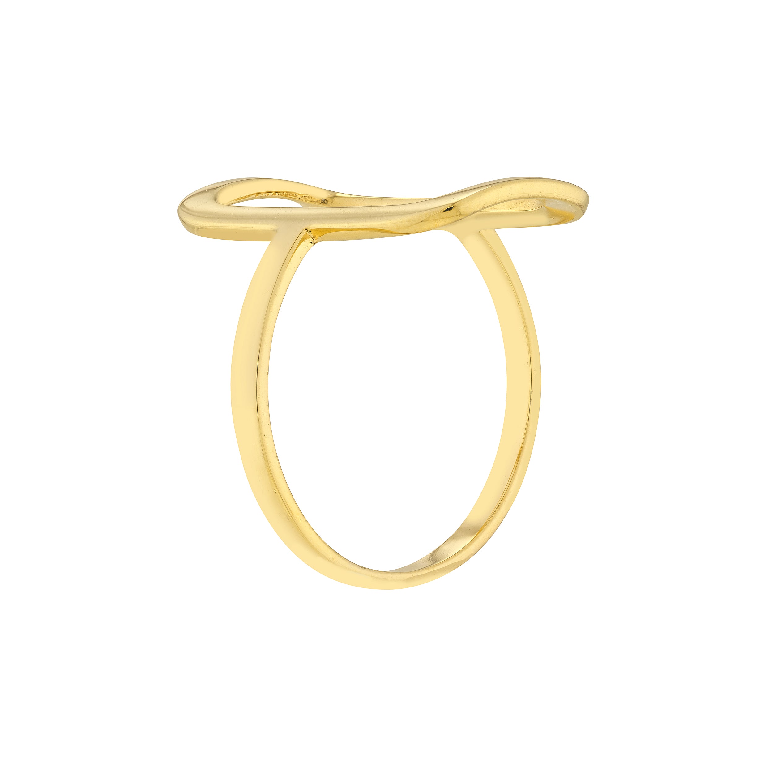 Open Paper Clip Link Ring — ALT1