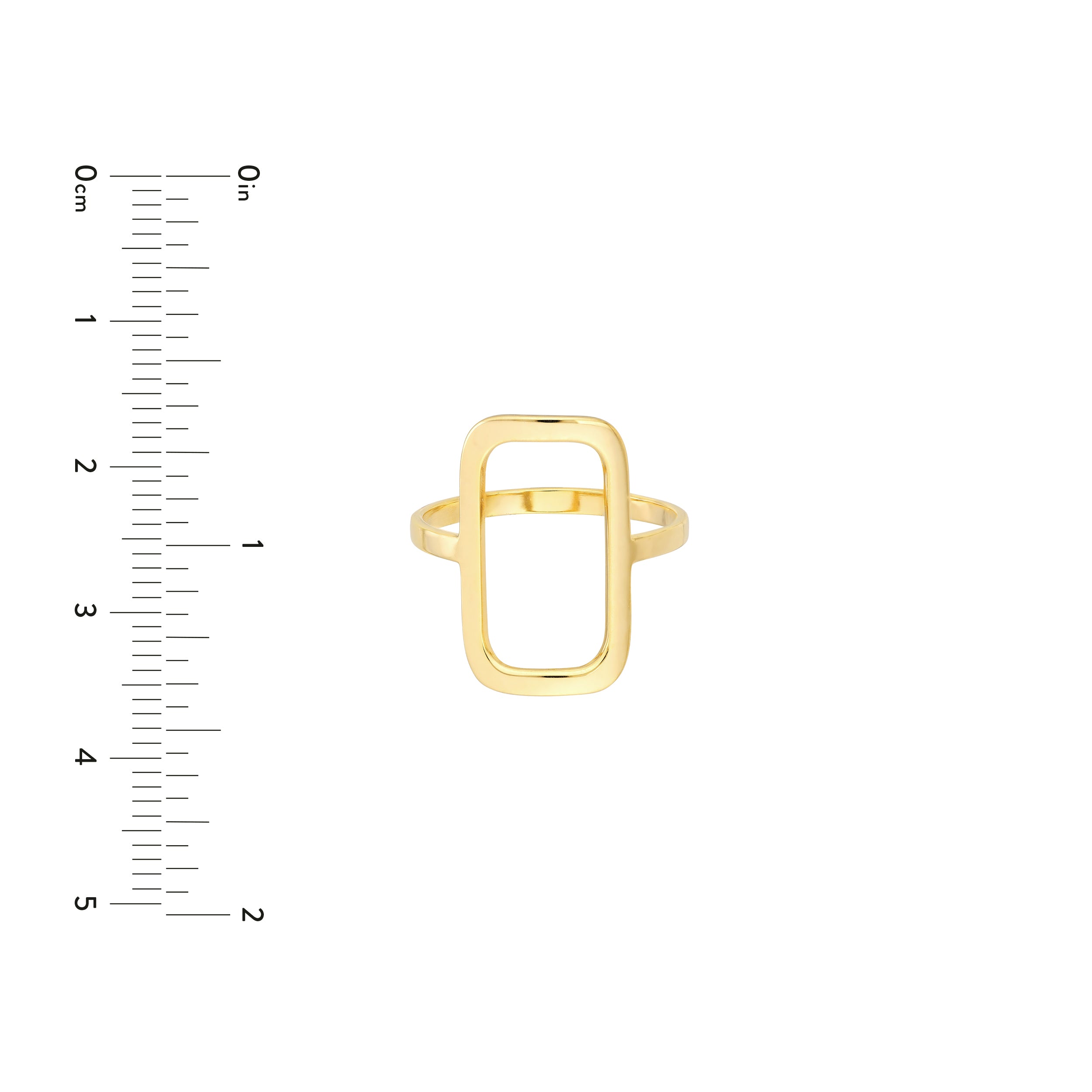 Open Paper Clip Link Ring — ALT3