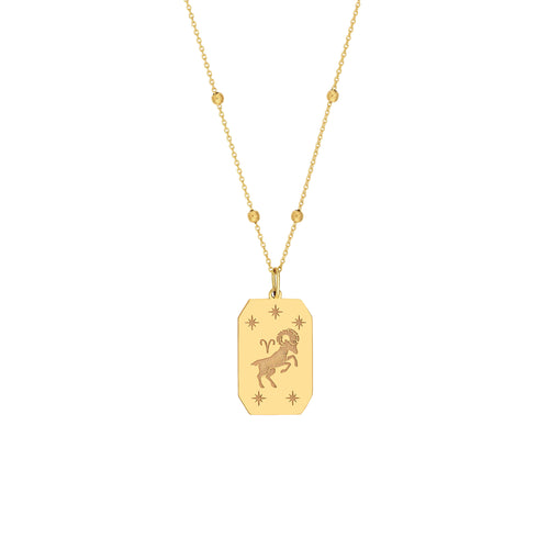 Aries Engraved Pendant — ALT1