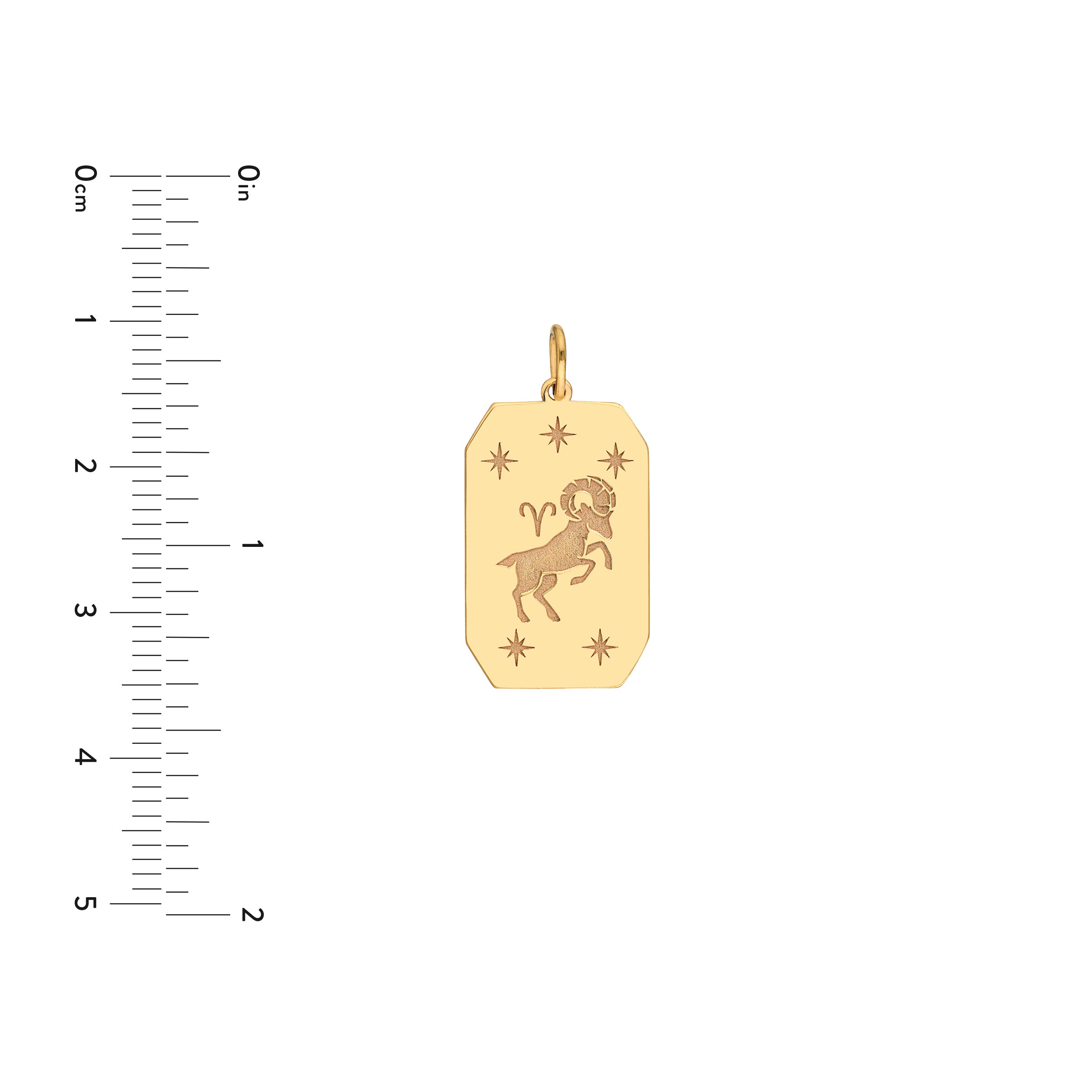 Aries Engraved Pendant — ALT3