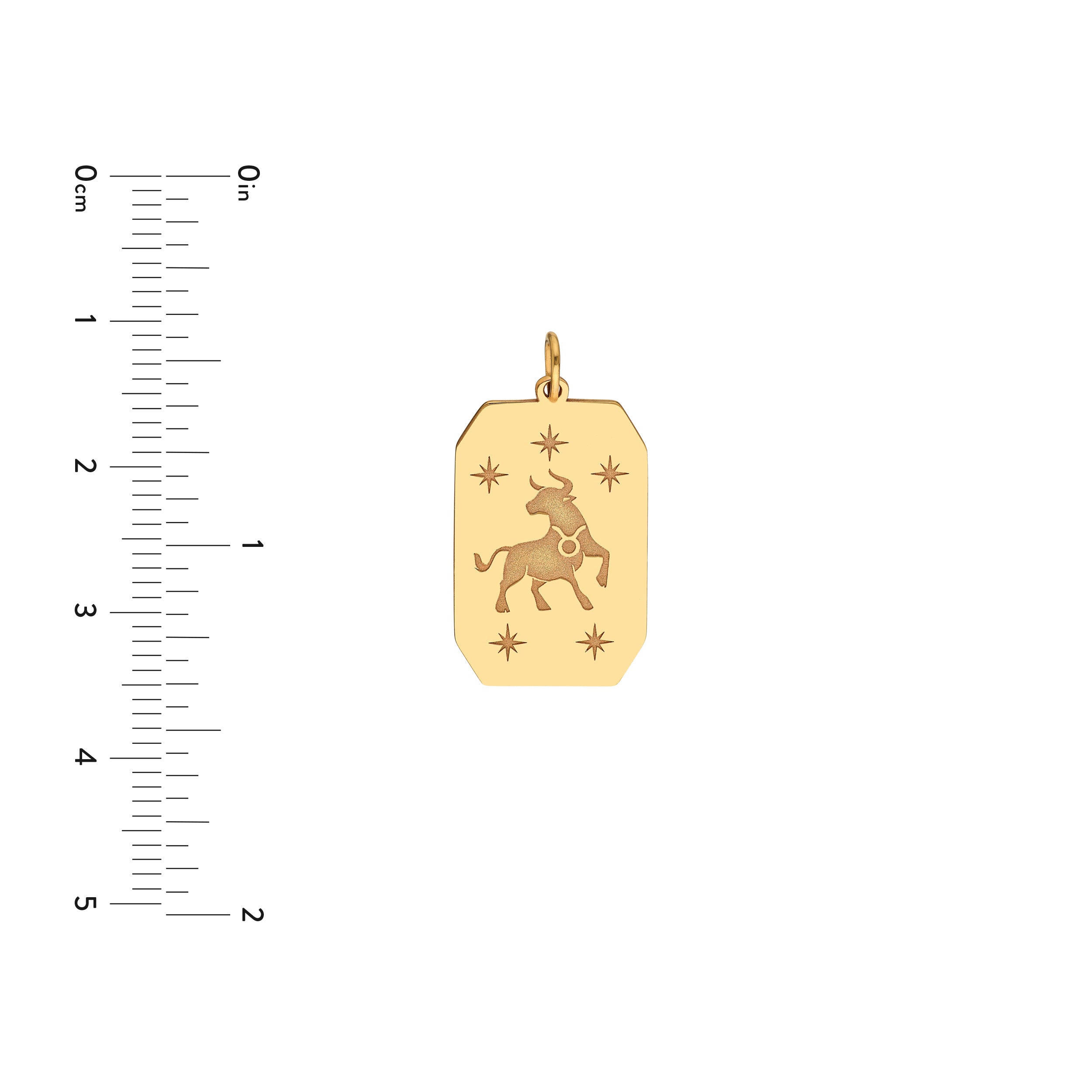 Taurus Engraved Pendant — ALT4