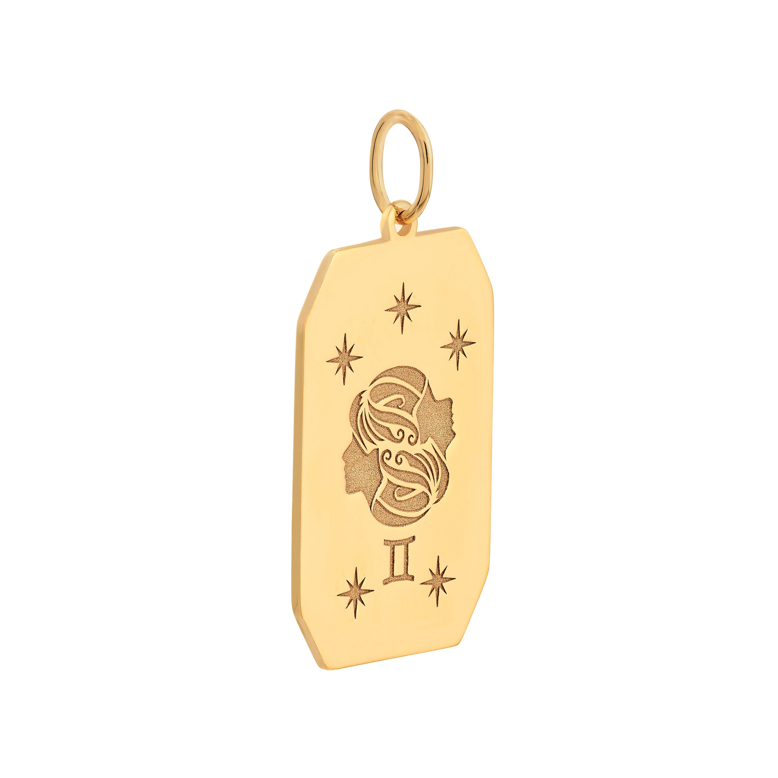 Gemini Engraved Pendant — ALT2
