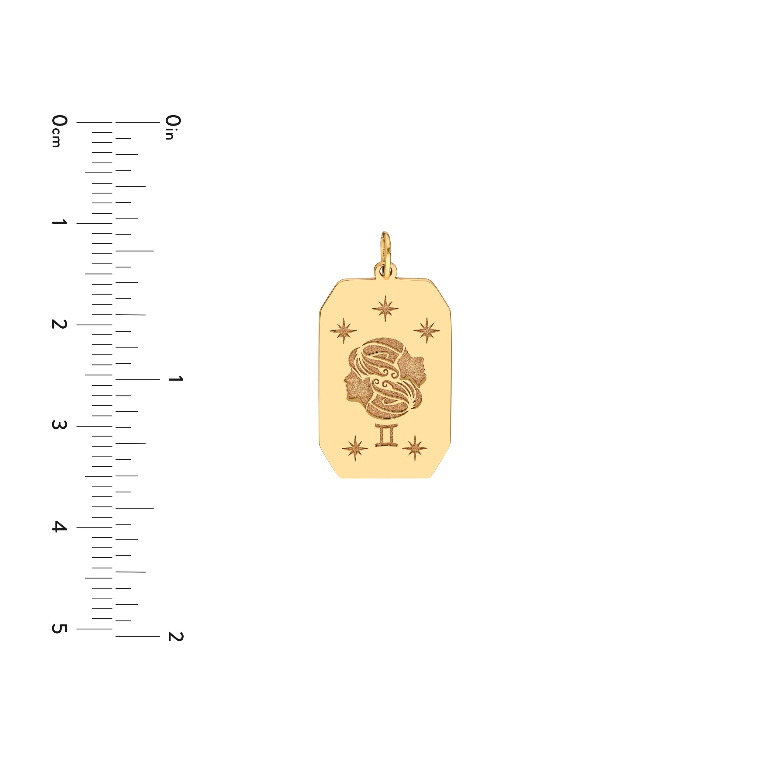 Gemini Engraved Pendant — ALT3