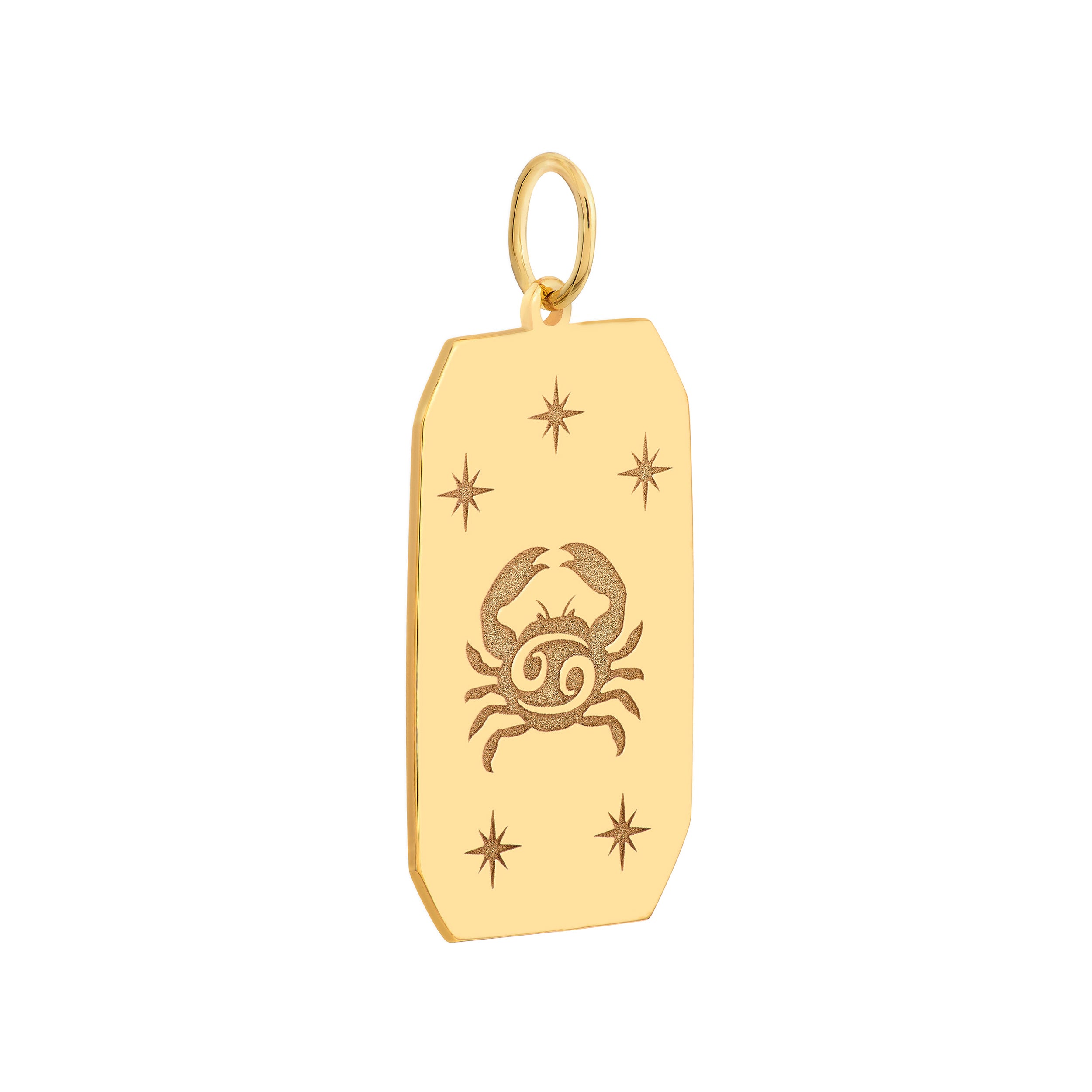 Cancer Engraved Pendant — ALT2
