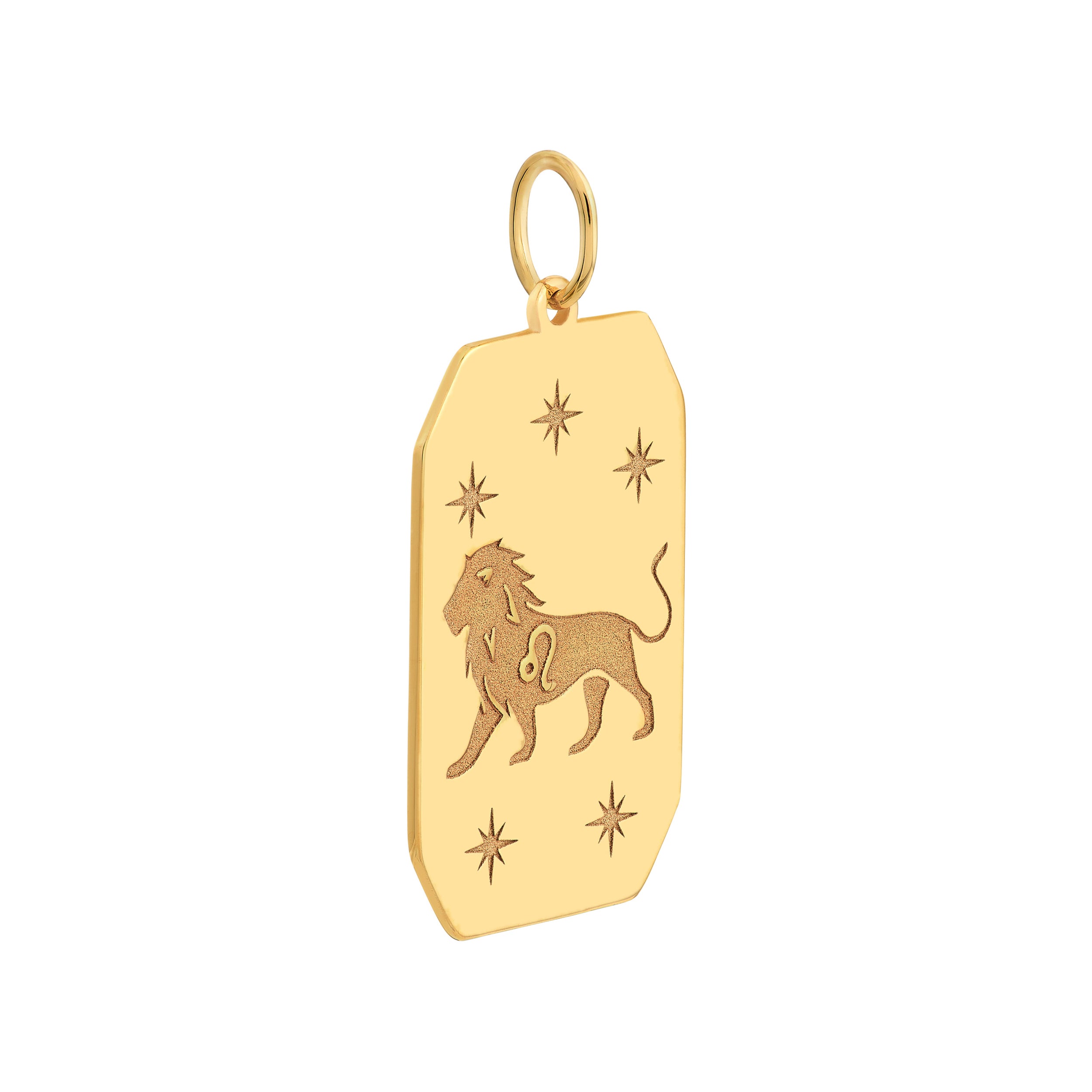 Leo Engraved Pendant — ALT2