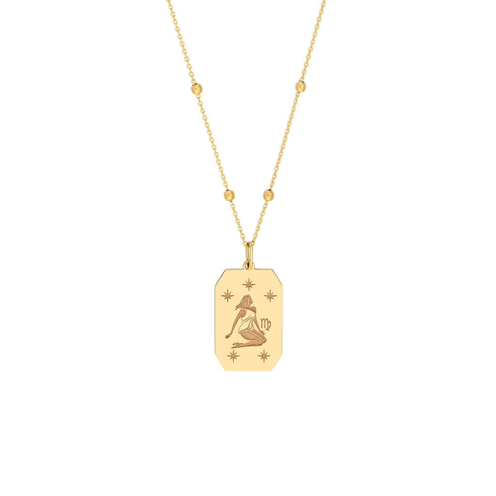 Virgo Engraved Pendant — ALT1