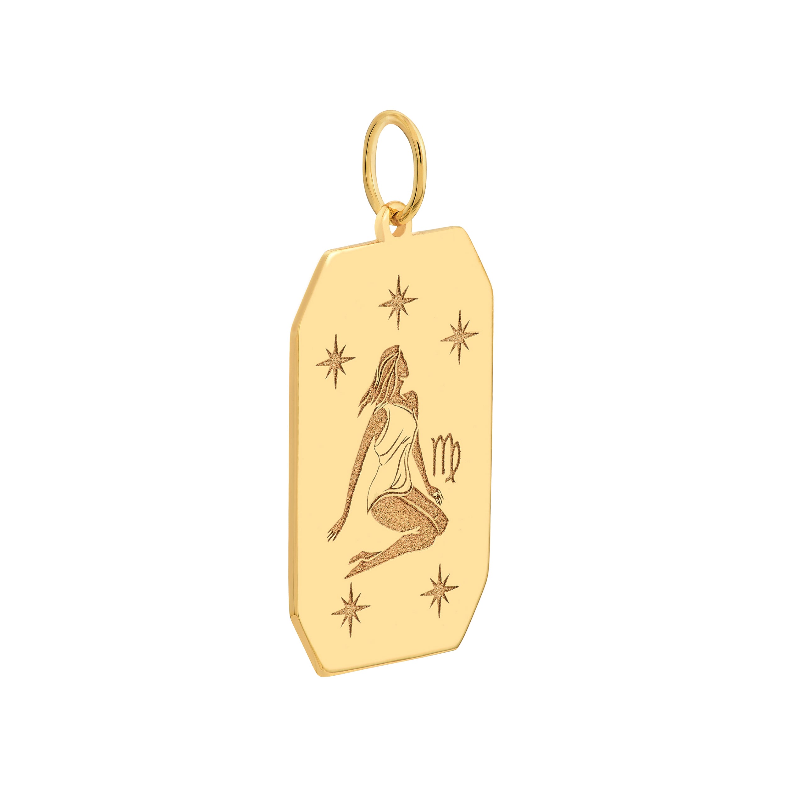 Virgo Engraved Pendant — ALT2