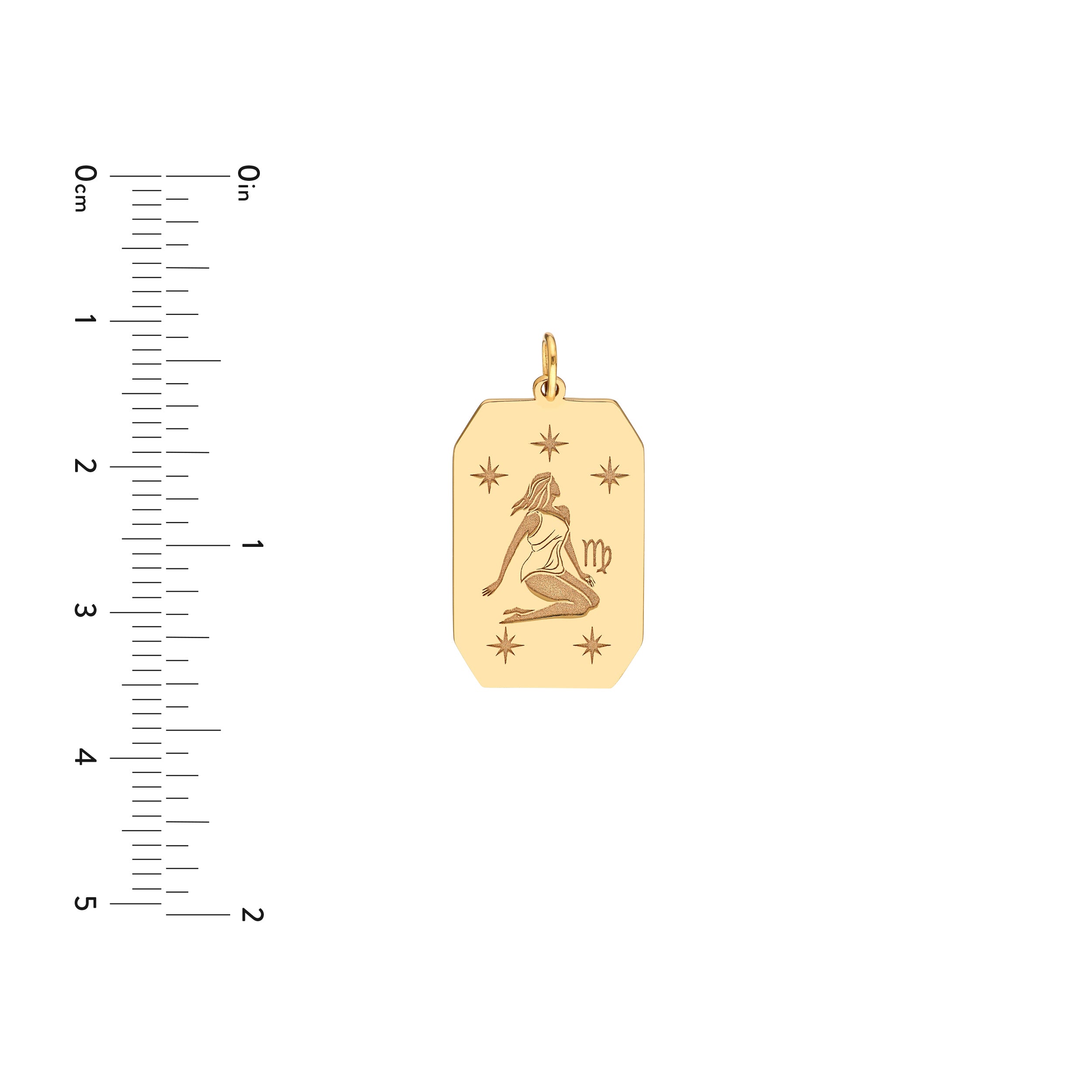 Virgo Engraved Pendant — ALT3
