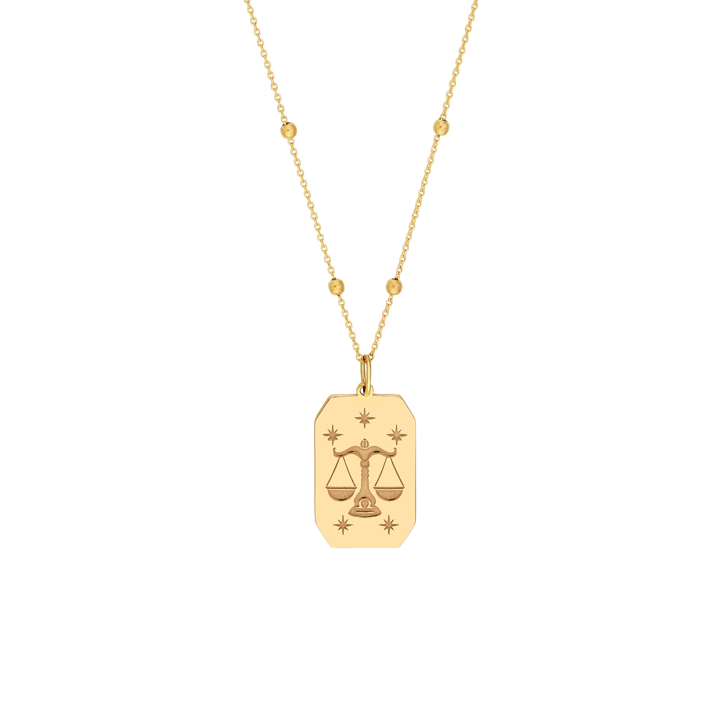 Libra Engraved Pendant — ALT1