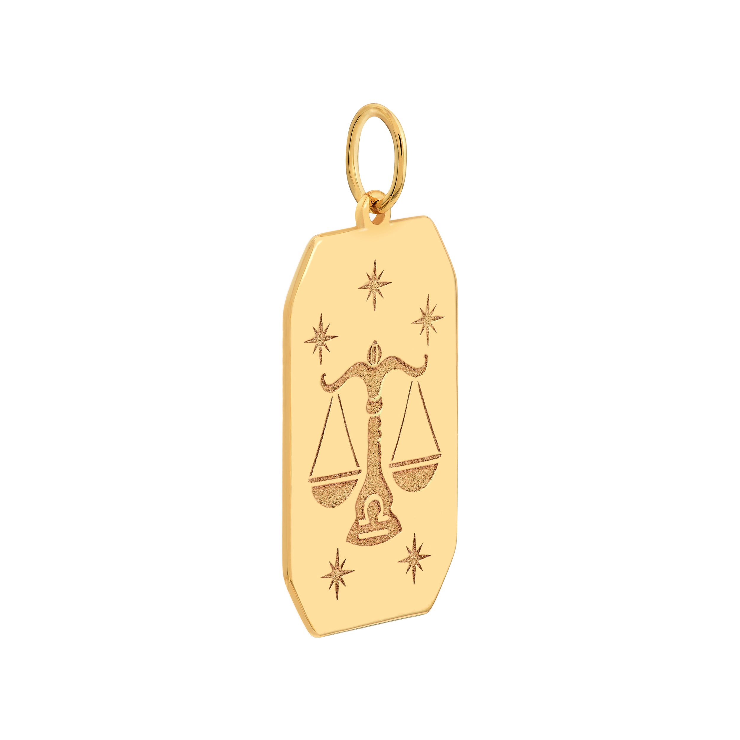 Libra Engraved Pendant — ALT2