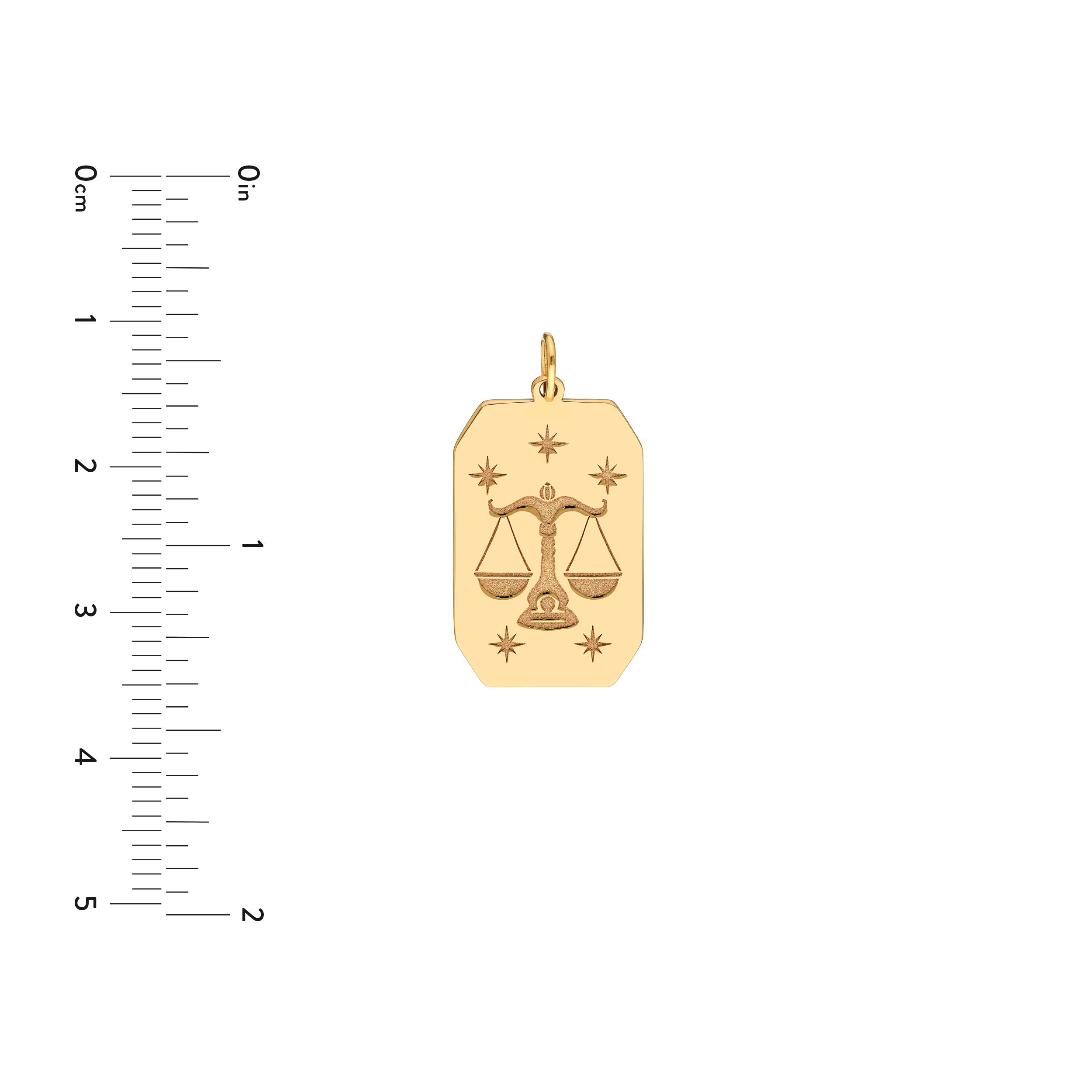 Libra Engraved Pendant — ALT3