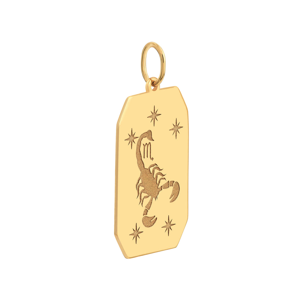 Scorpio Engraved Pendant — ALT2