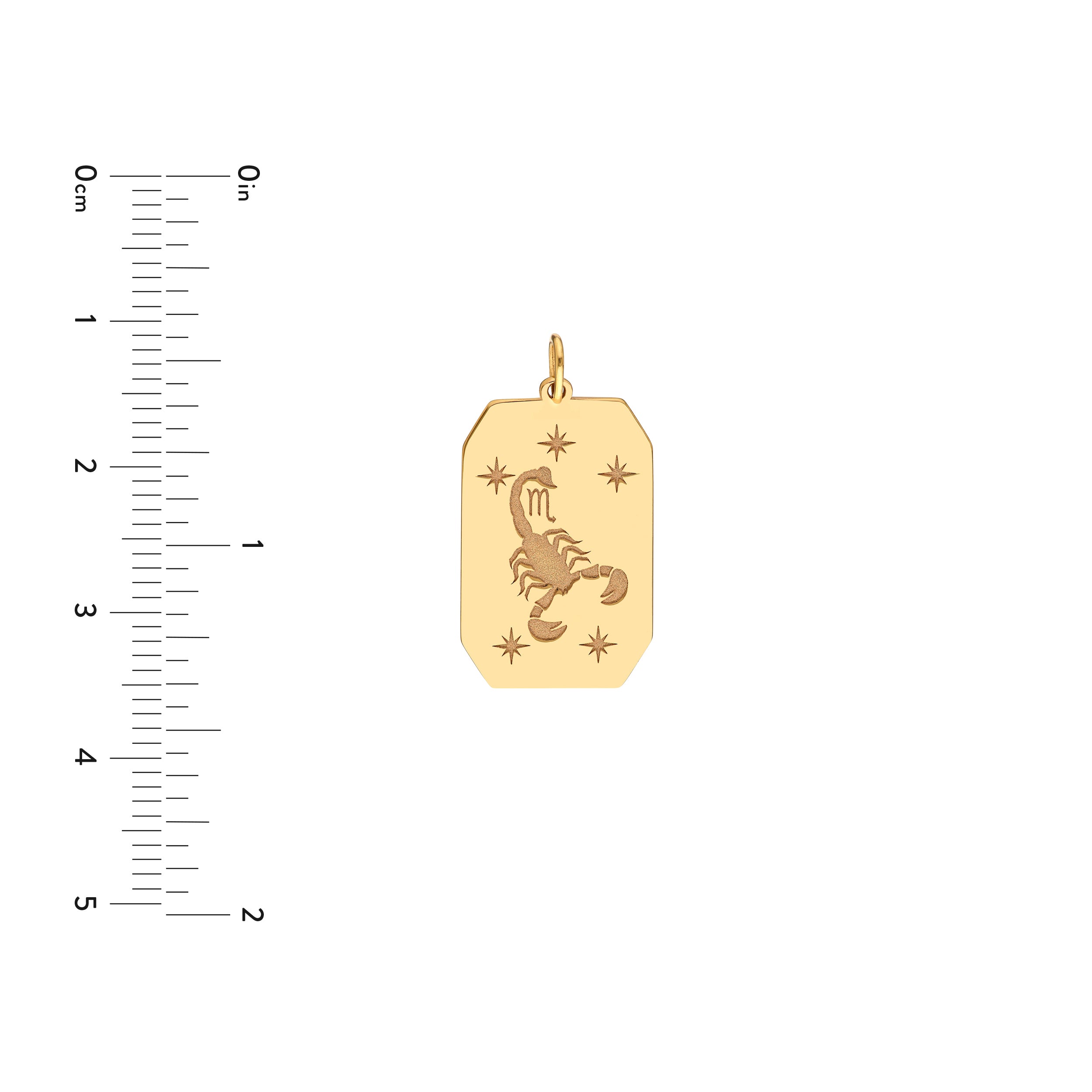 Scorpio Engraved Pendant — ALT3