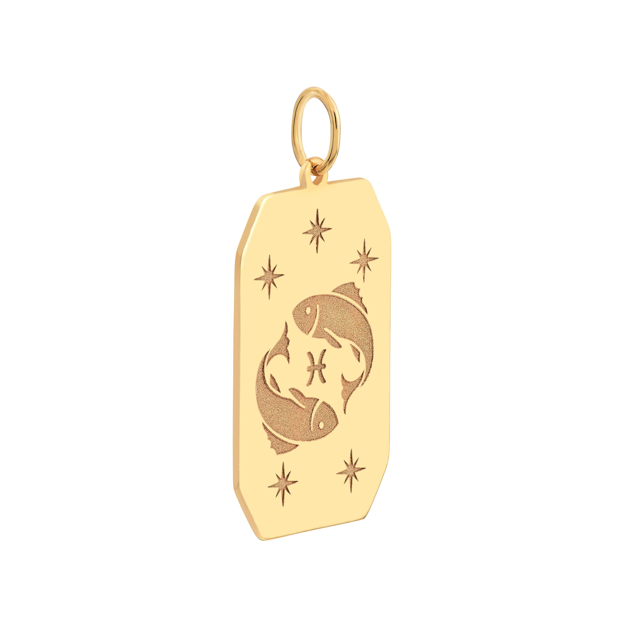 Pisces Engraved Pendant — ALT2