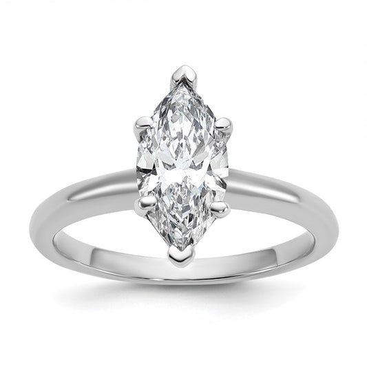 Solitaire Marquise Engagement Ring - Forest