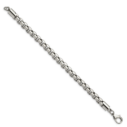 Stainless Steel Polished Fancy Rolo 8.75in Bracelet