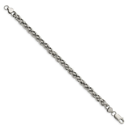 Stainless Steel Polished 8.5in Bracelet