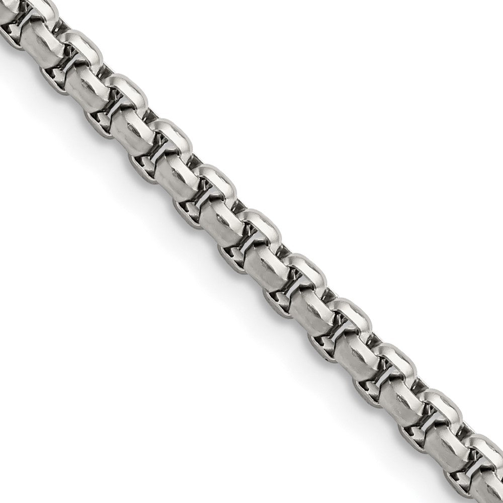 Stainless Steel Polished 3.8mm Fancy Link 20in Chain