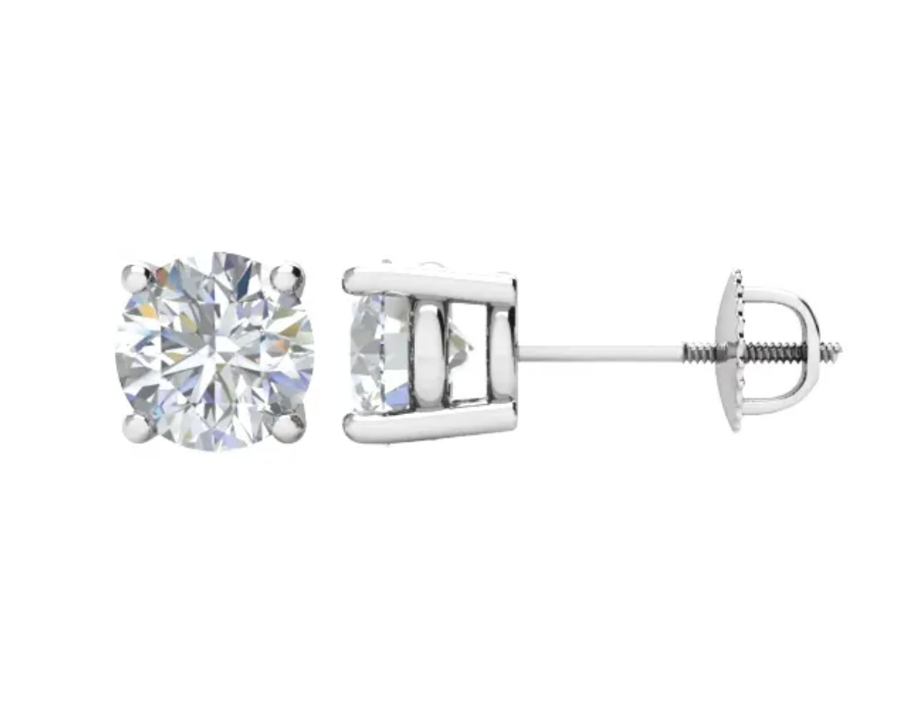 Lab-Grown Diamond Stud Earrings