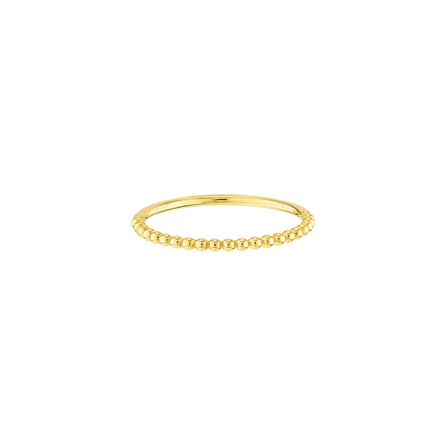 Beaded Single Row Ring