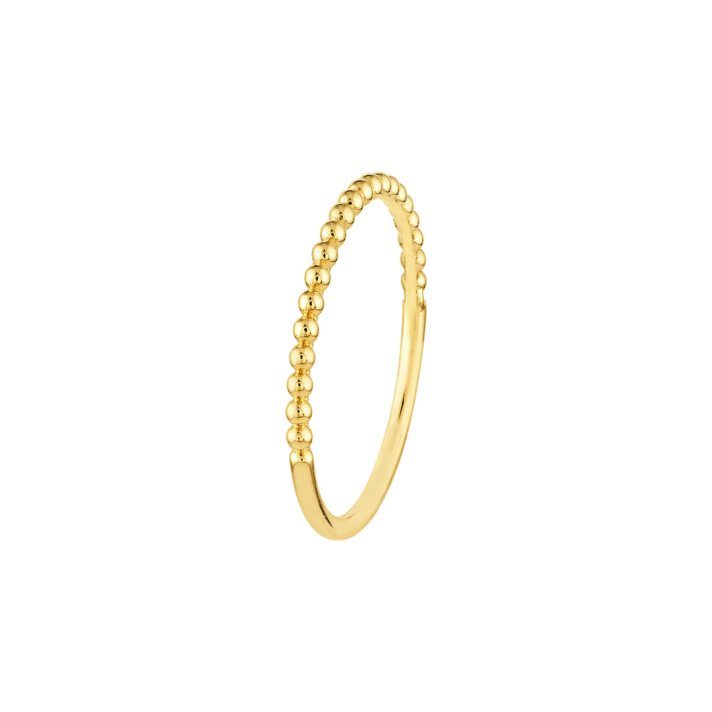 Beaded Single Row Ring — ALT1