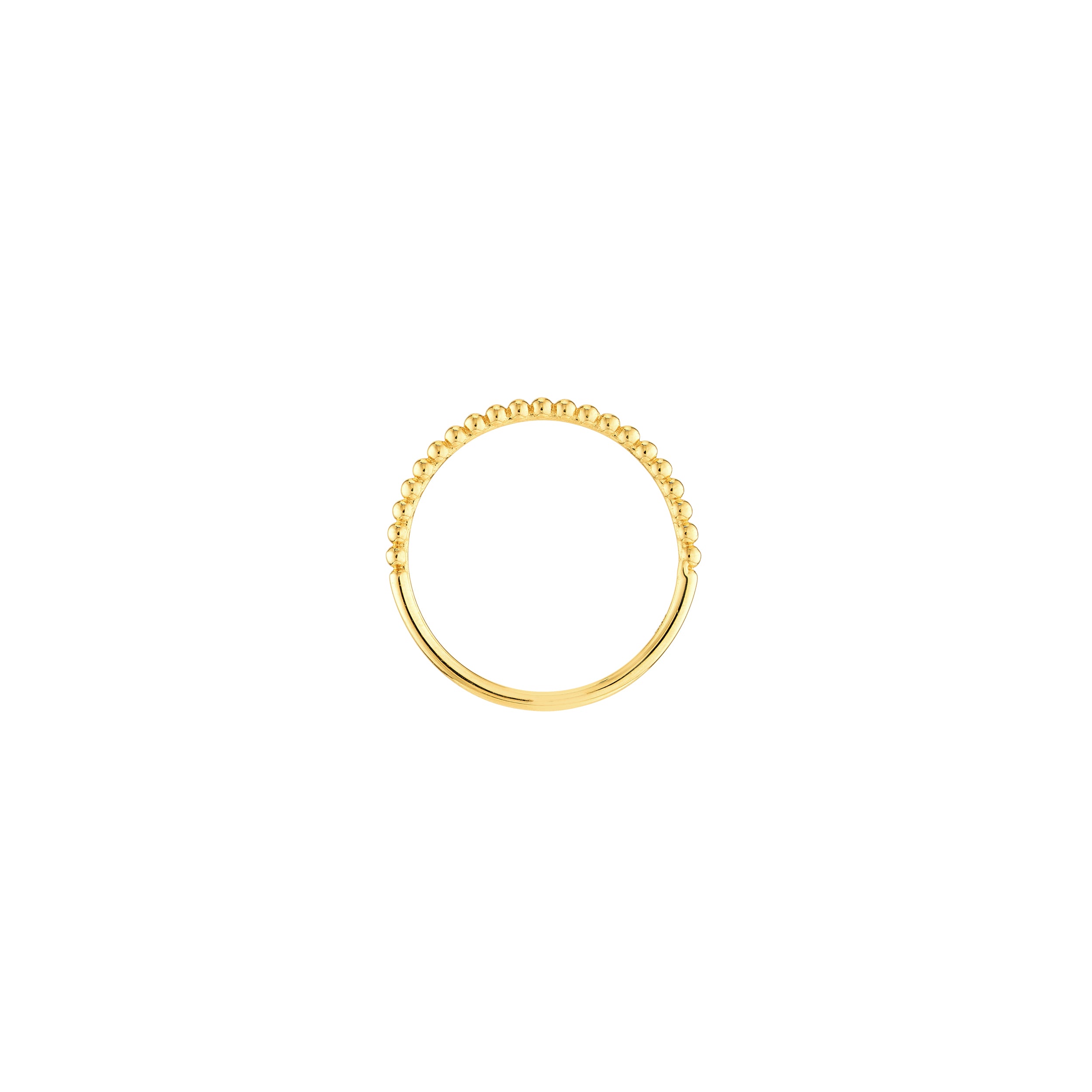 Beaded Single Row Ring — ALT2