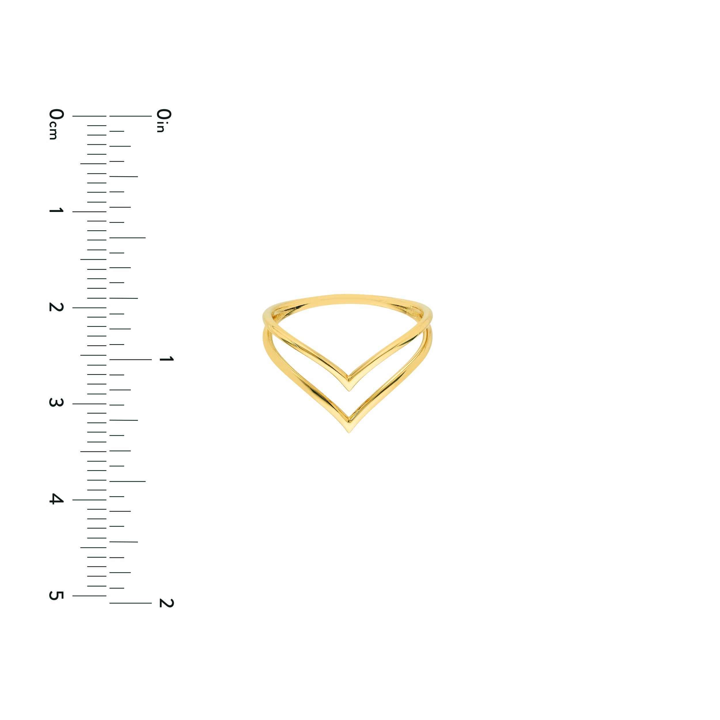 Double Chevron Wire Ring — ALT3