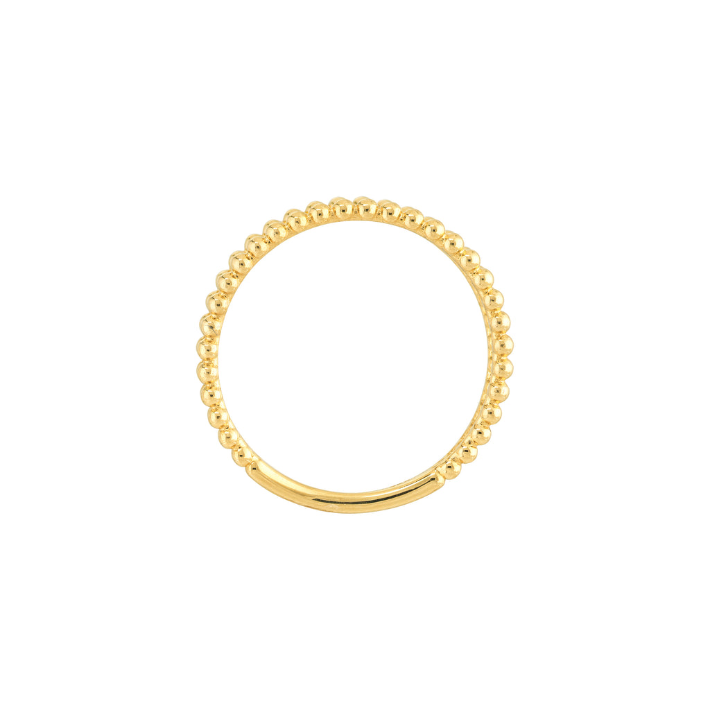 Double Beaded Wire Ring — ALT2