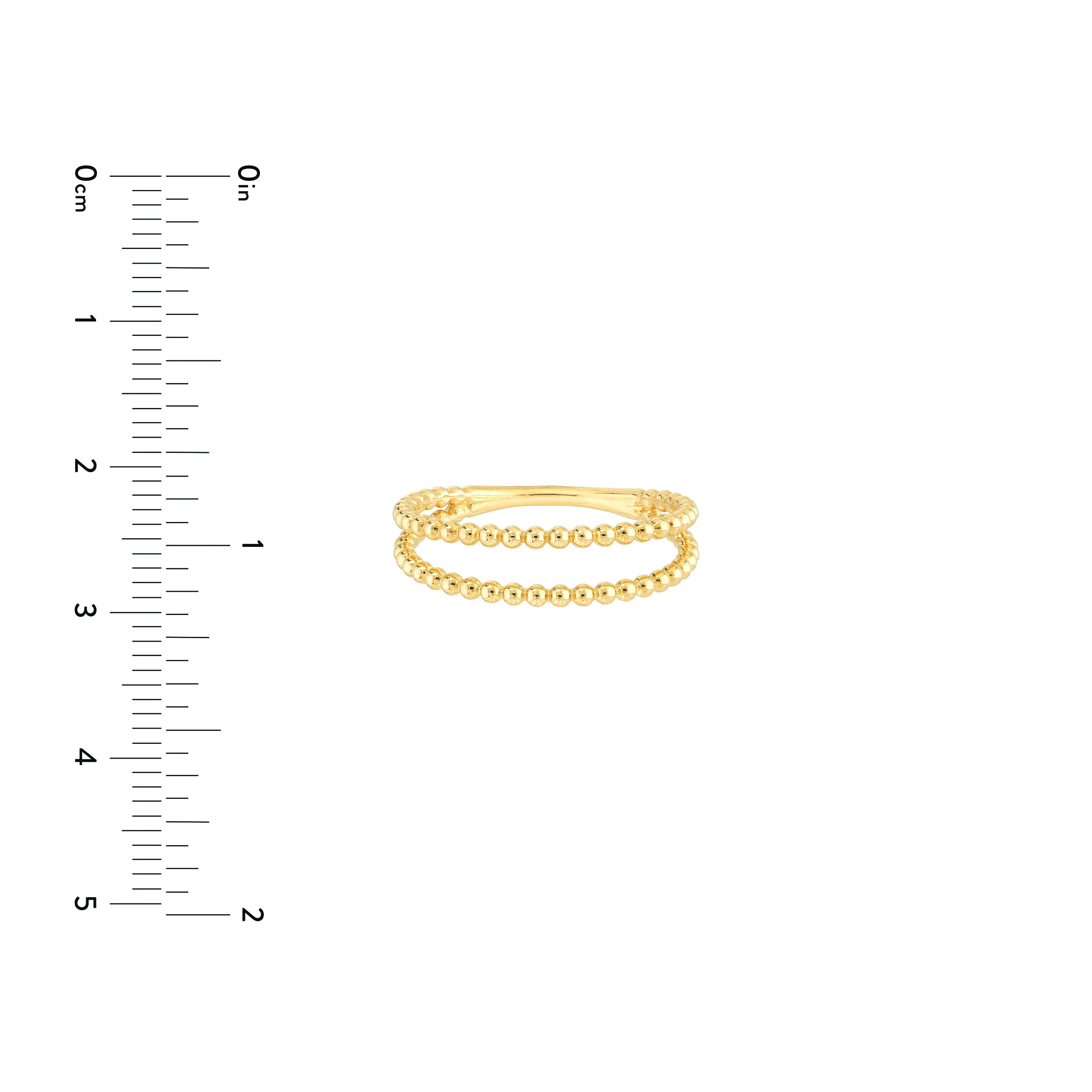 Double Beaded Wire Ring — ALT3