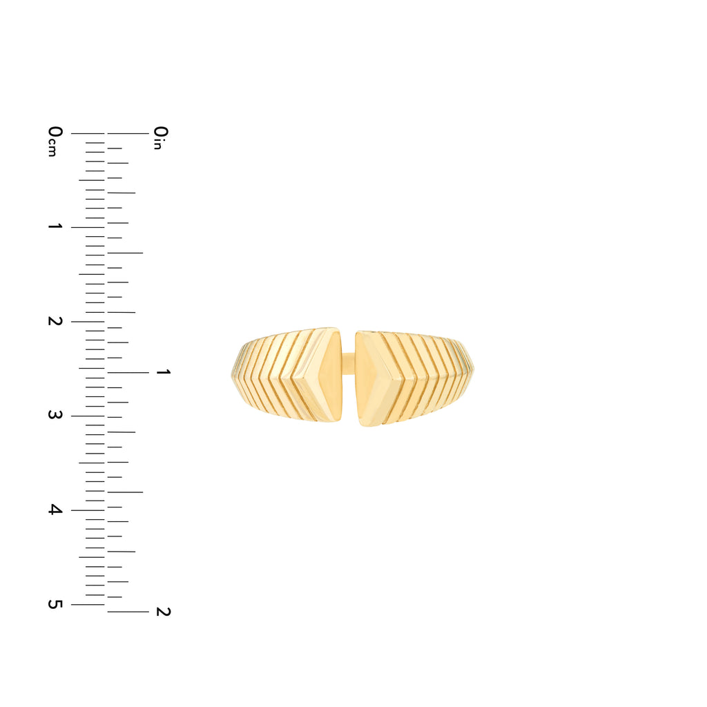Open Chevron Cuff Ring — ALT4