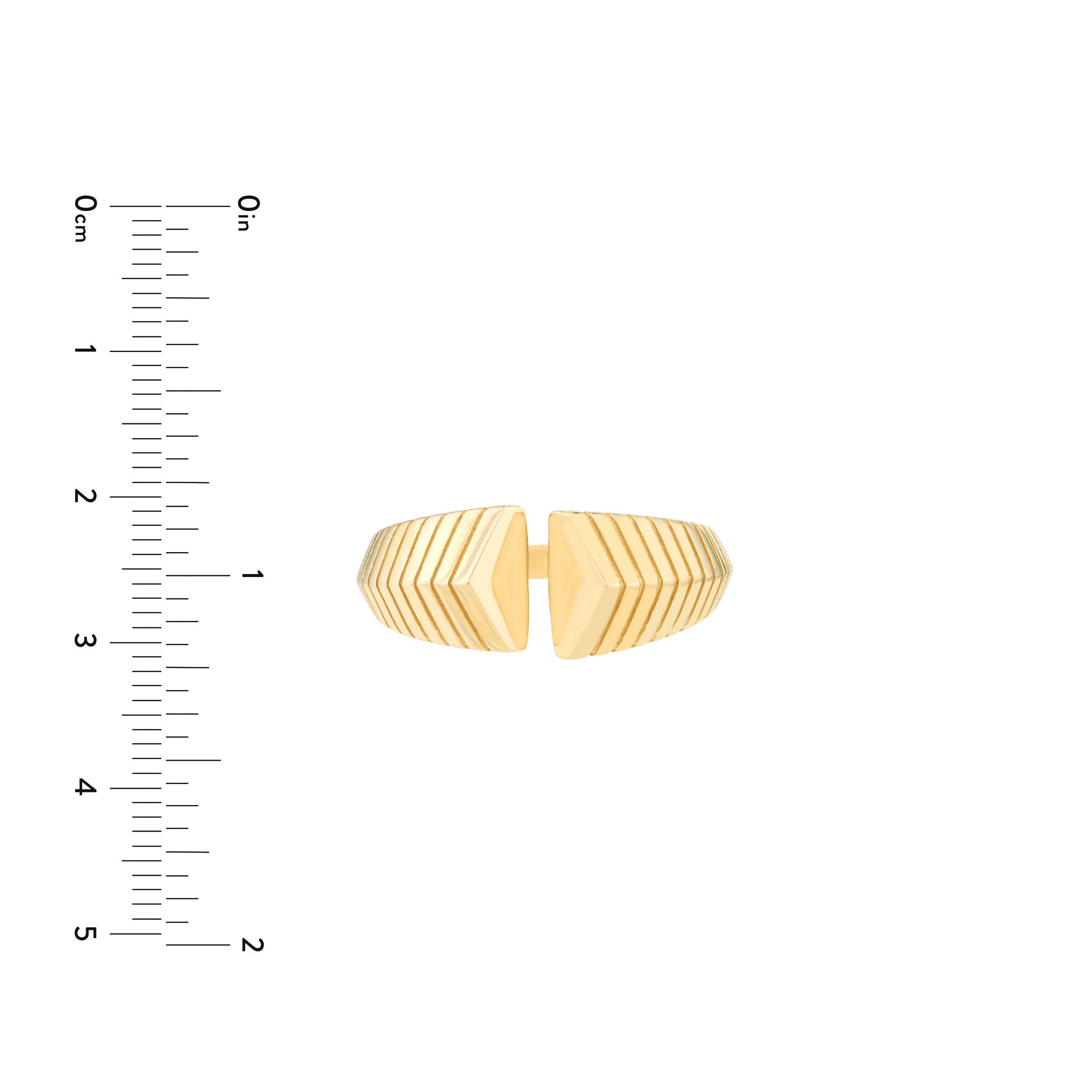 Open Chevron Cuff Ring — ALT4