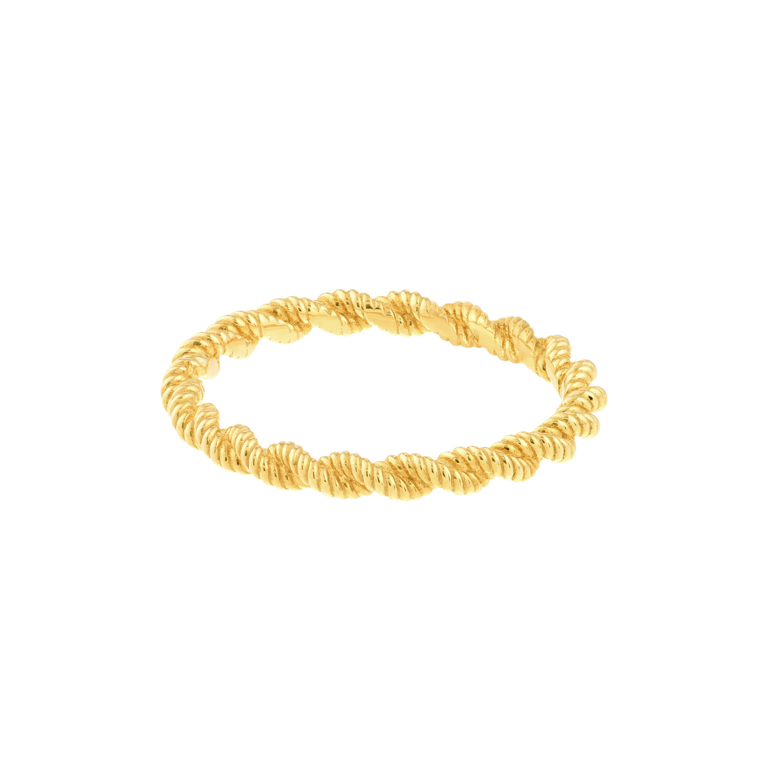 Cable Pattern Ring Band — ALT2