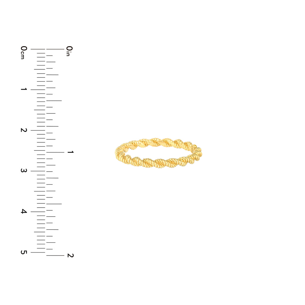 Cable Pattern Ring Band — ALT3